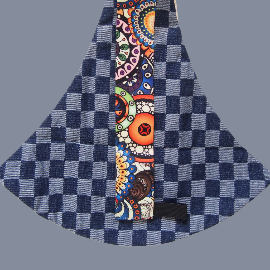 Checkered Blue Carrier