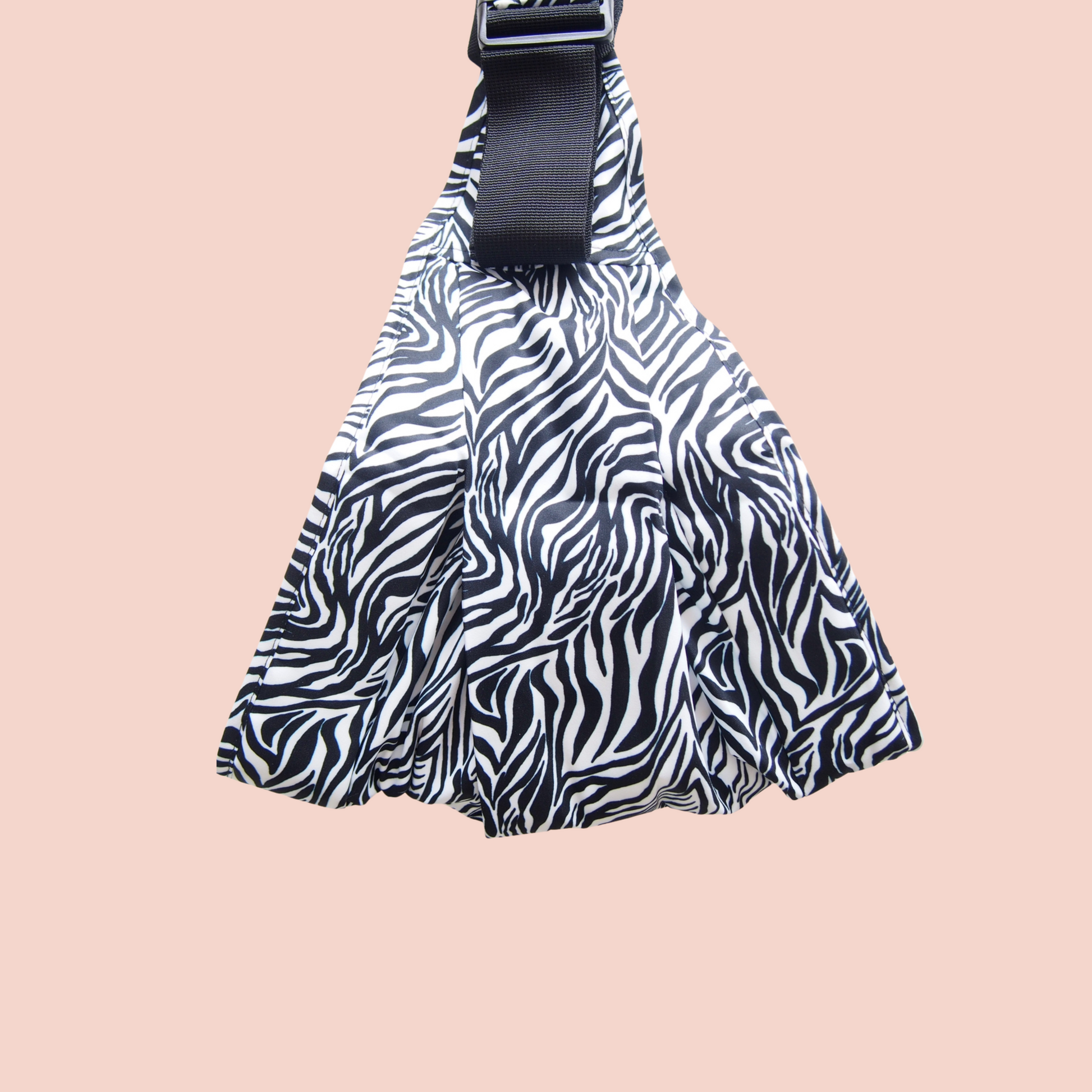 Zebra ergonomic baby carrier bucket view - soft-structured carrier with adjustable straps