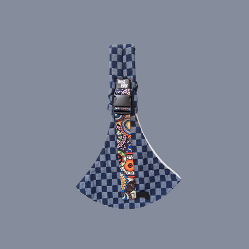 Checkered Blue Carrier