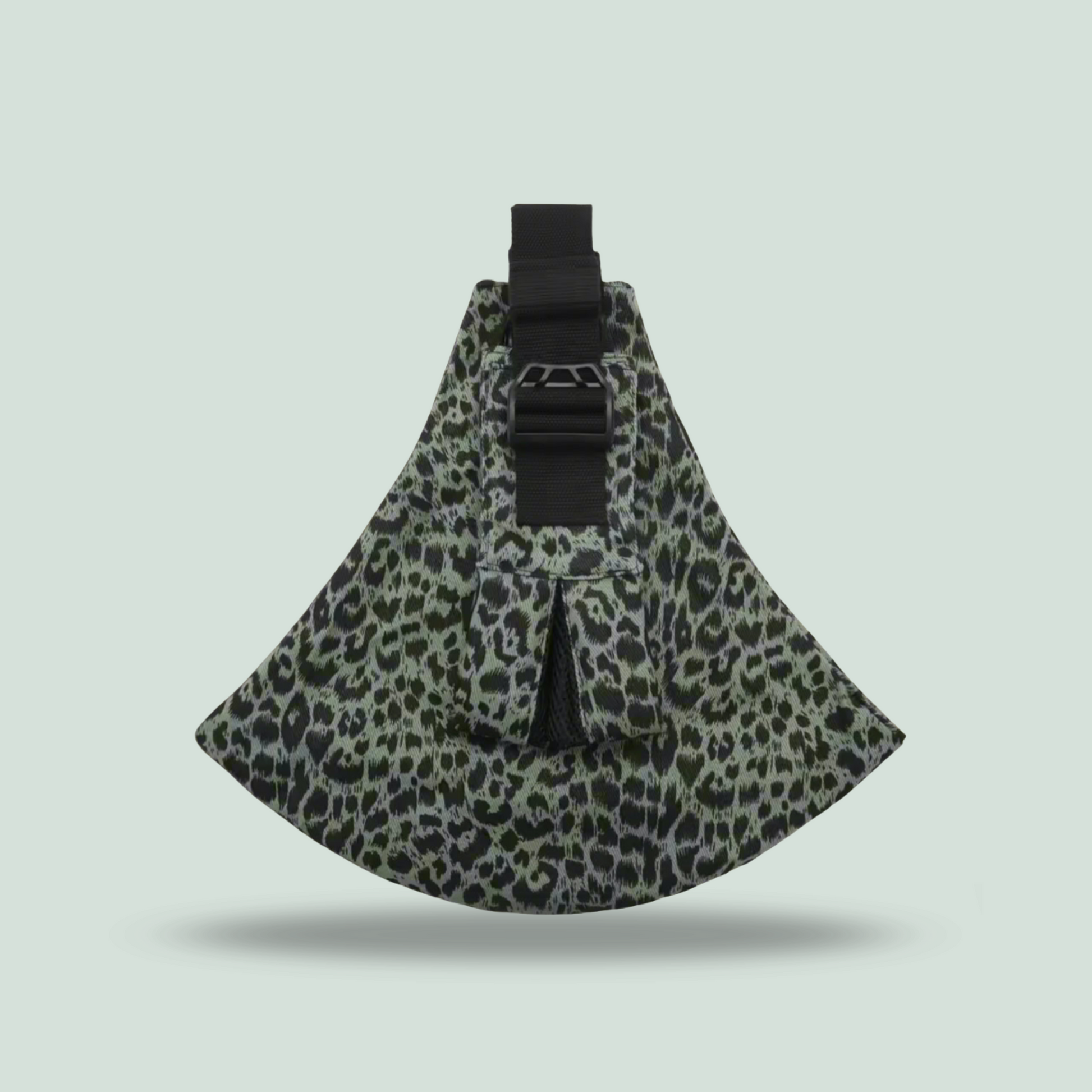 Mesh Shoulder Strap Olive Leopard