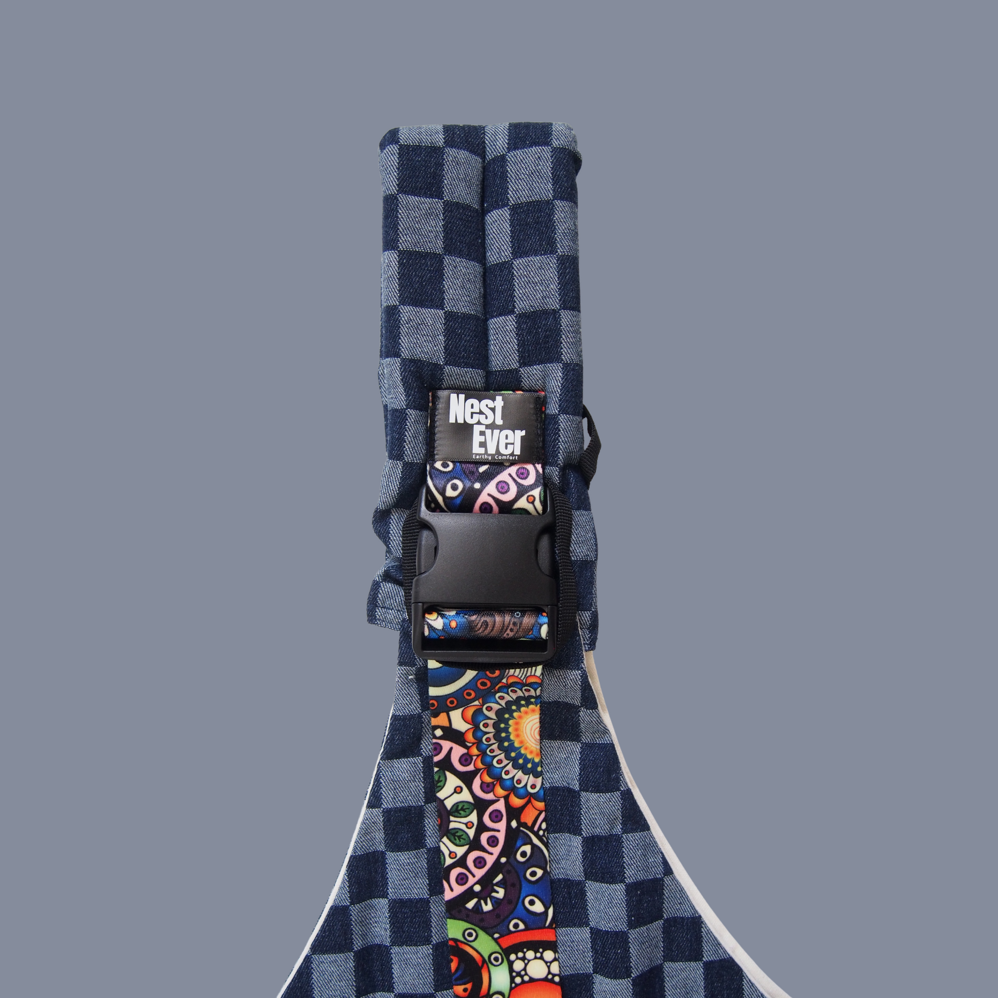 Checkered Blue Carrier