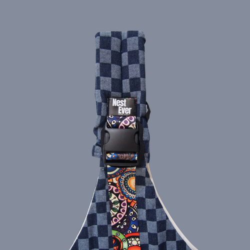 Checkered Blue Carrier