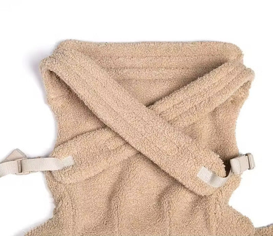 Teddy ergonomic baby carrier back view - soft-structured carrier with adjustable straps