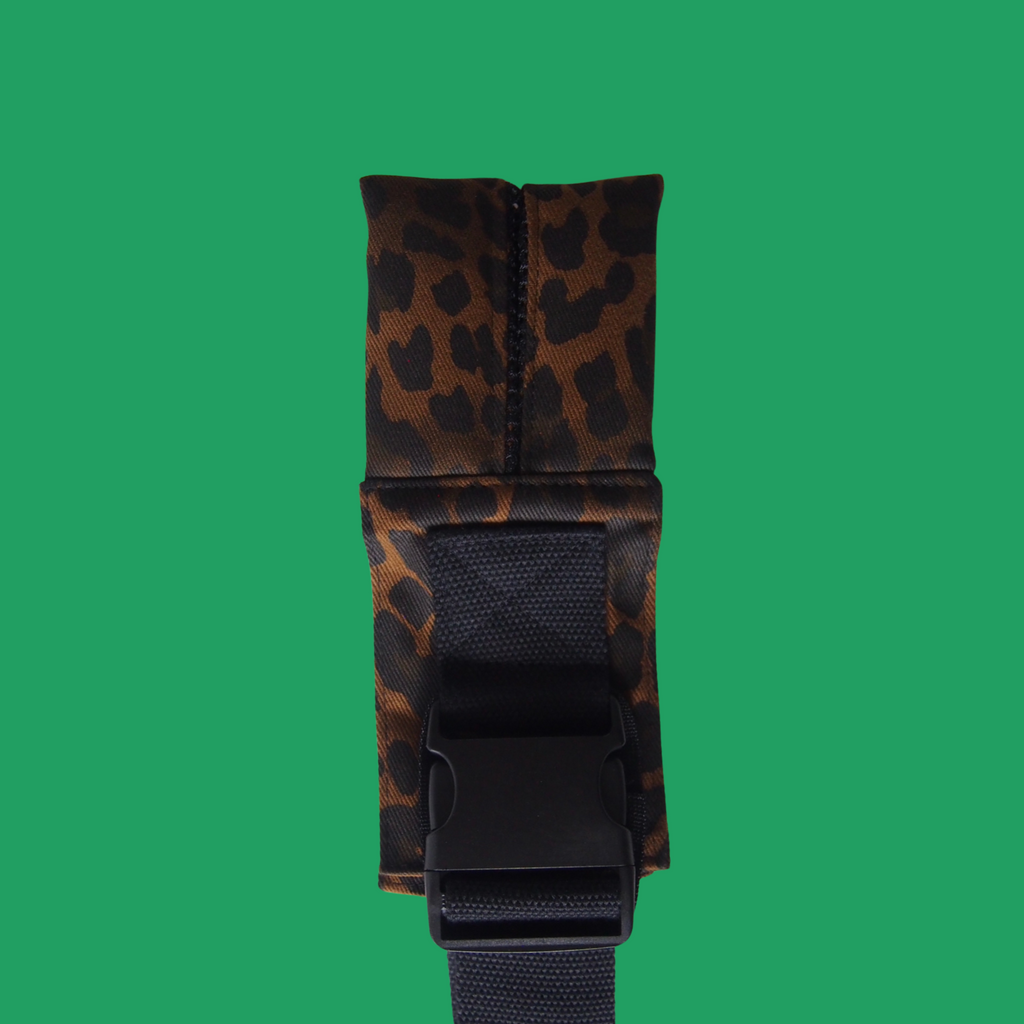 Mesh Shoulder Strap Dark Leopard