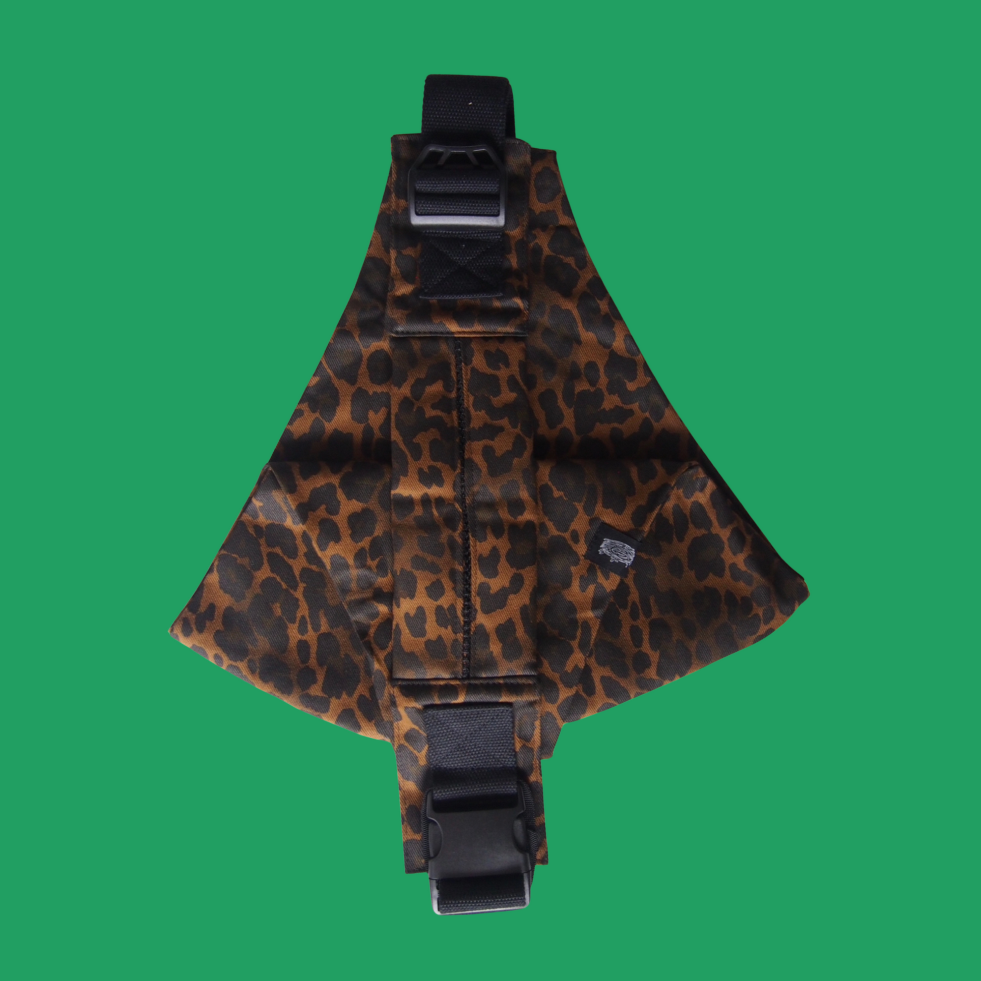 Mesh Shoulder Strap Dark Leopard