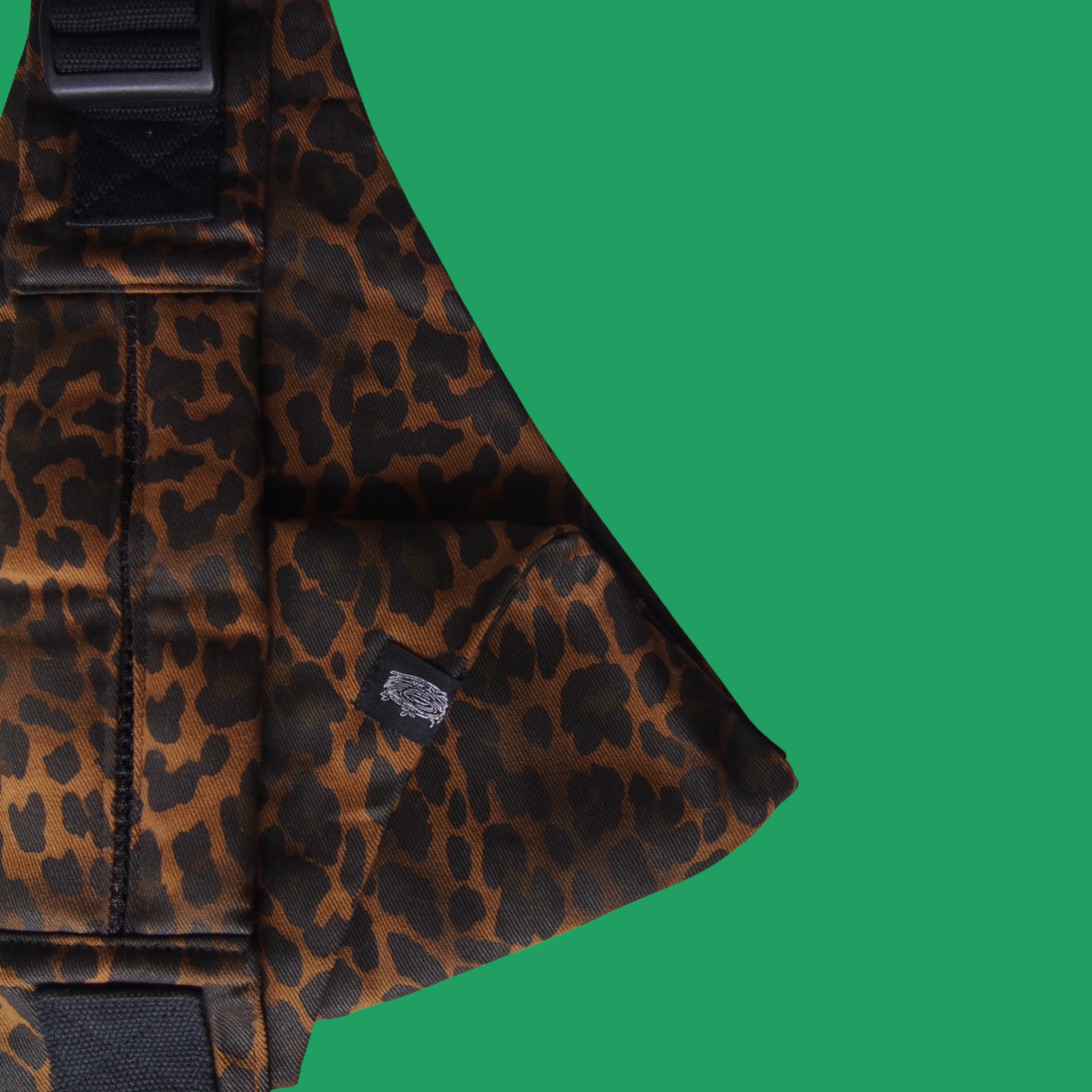 Mesh Shoulder Strap Dark Leopard