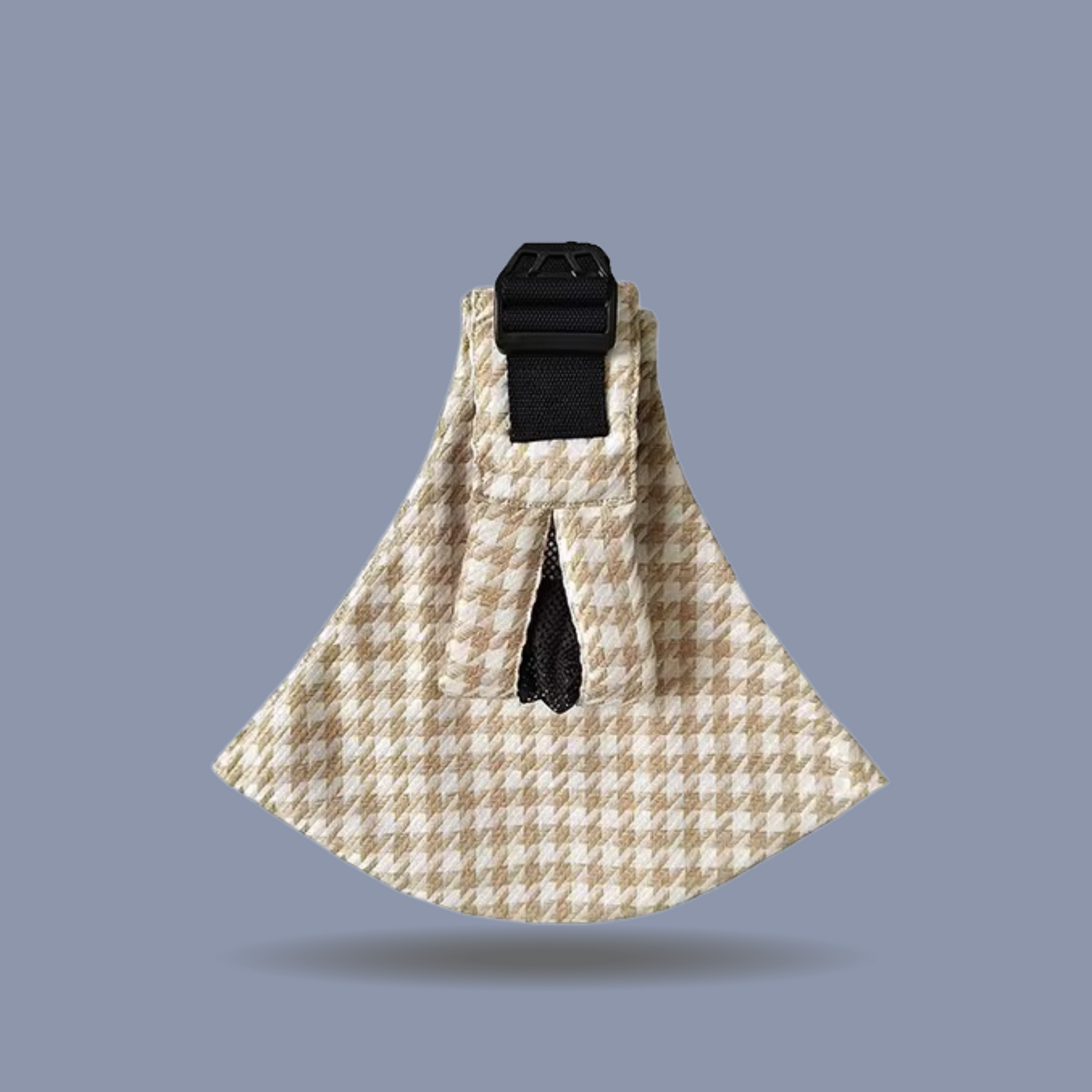 Mesh Shoulder Strap Orange Houndstooth