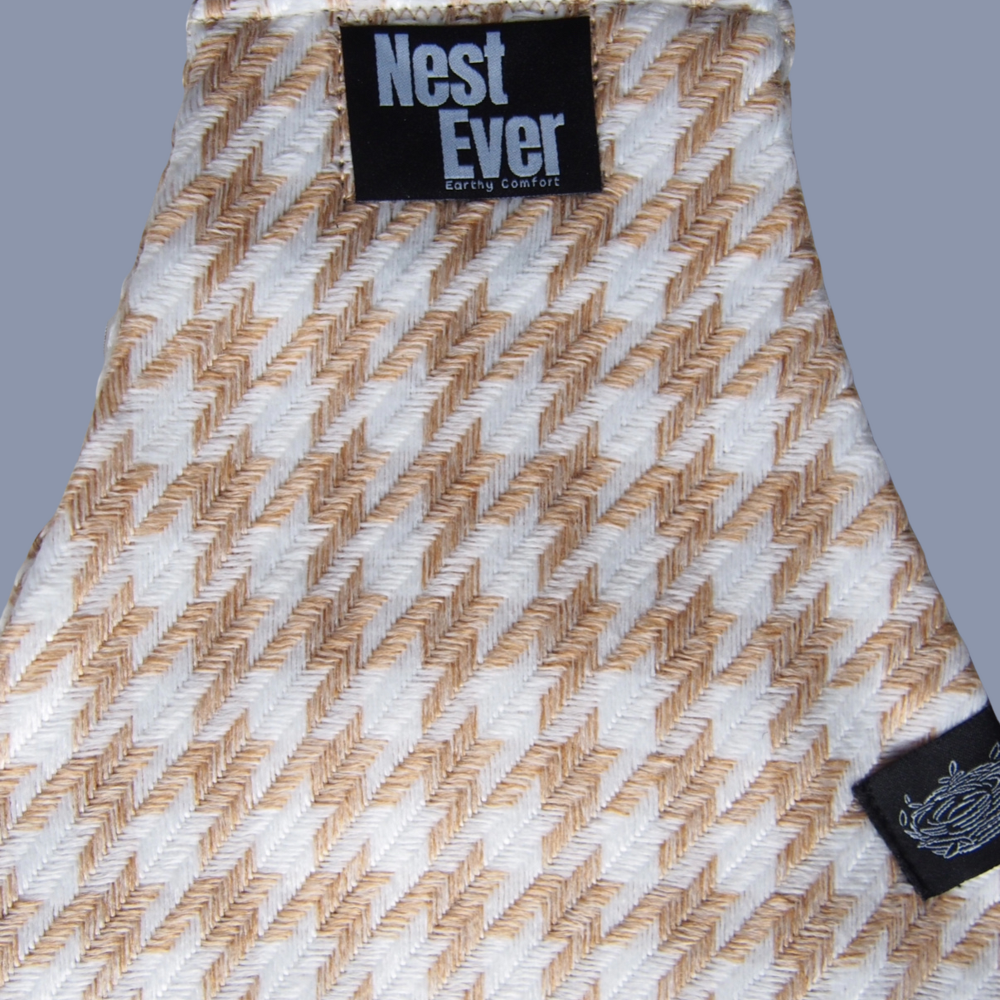 Mesh Shoulder Strap Orange Houndstooth