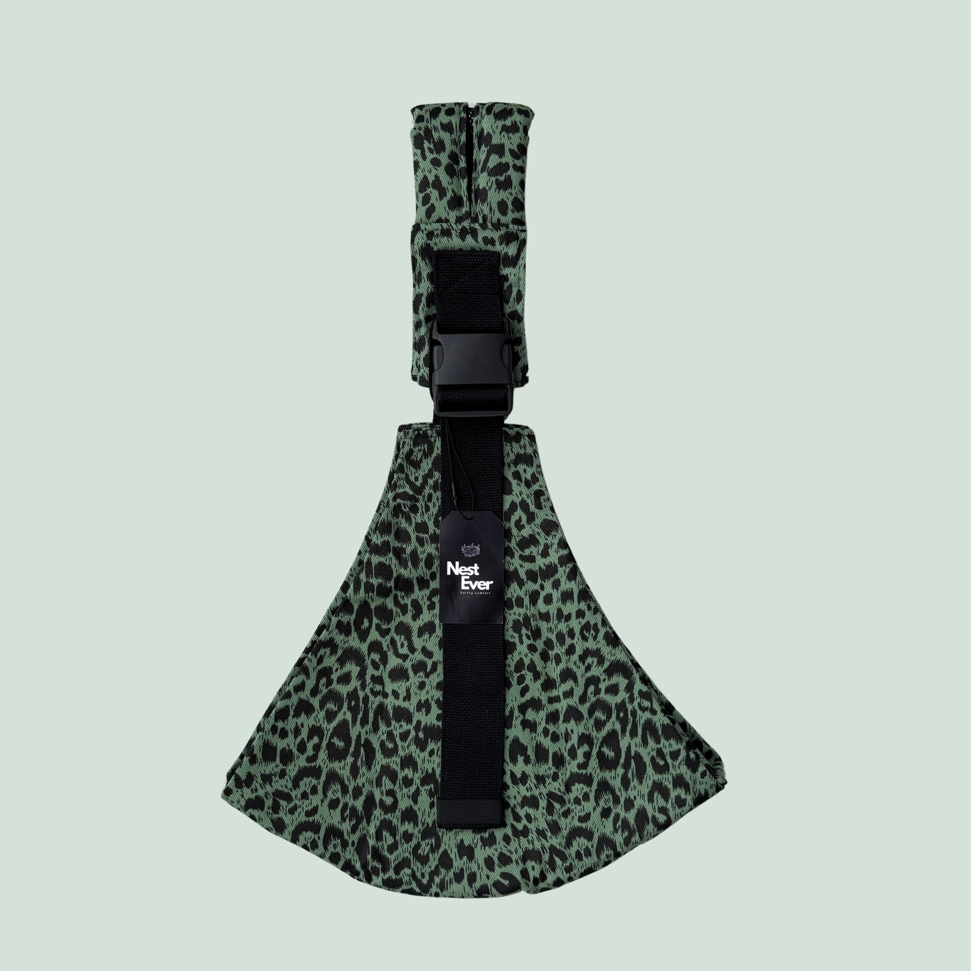 Mesh Shoulder Strap Olive Leopard