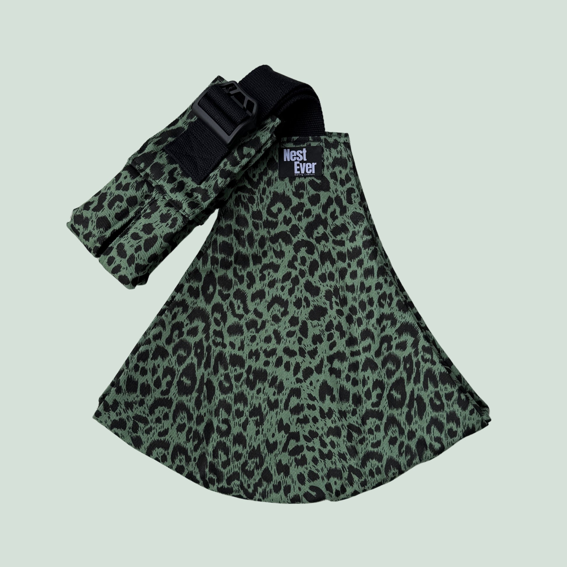 Mesh Shoulder Strap Olive Leopard
