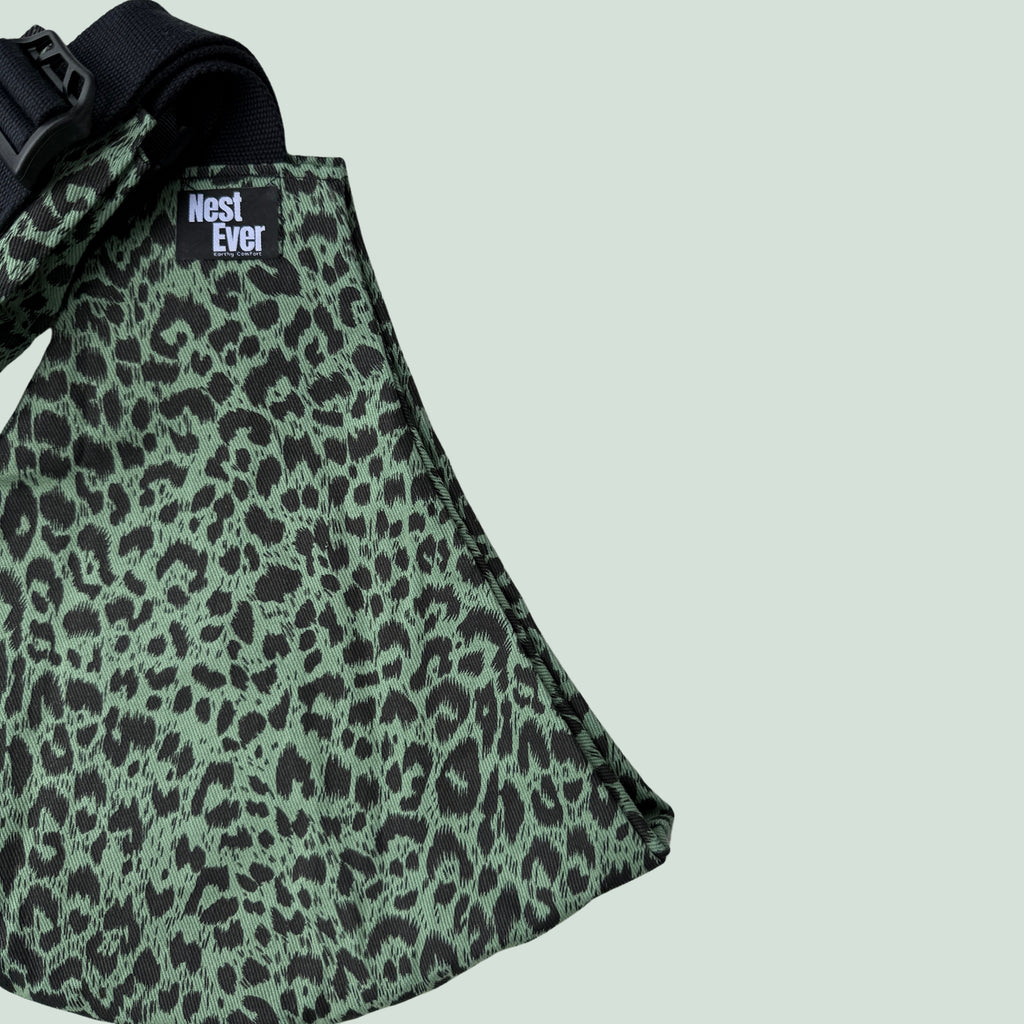 Mesh Shoulder Strap Olive Leopard