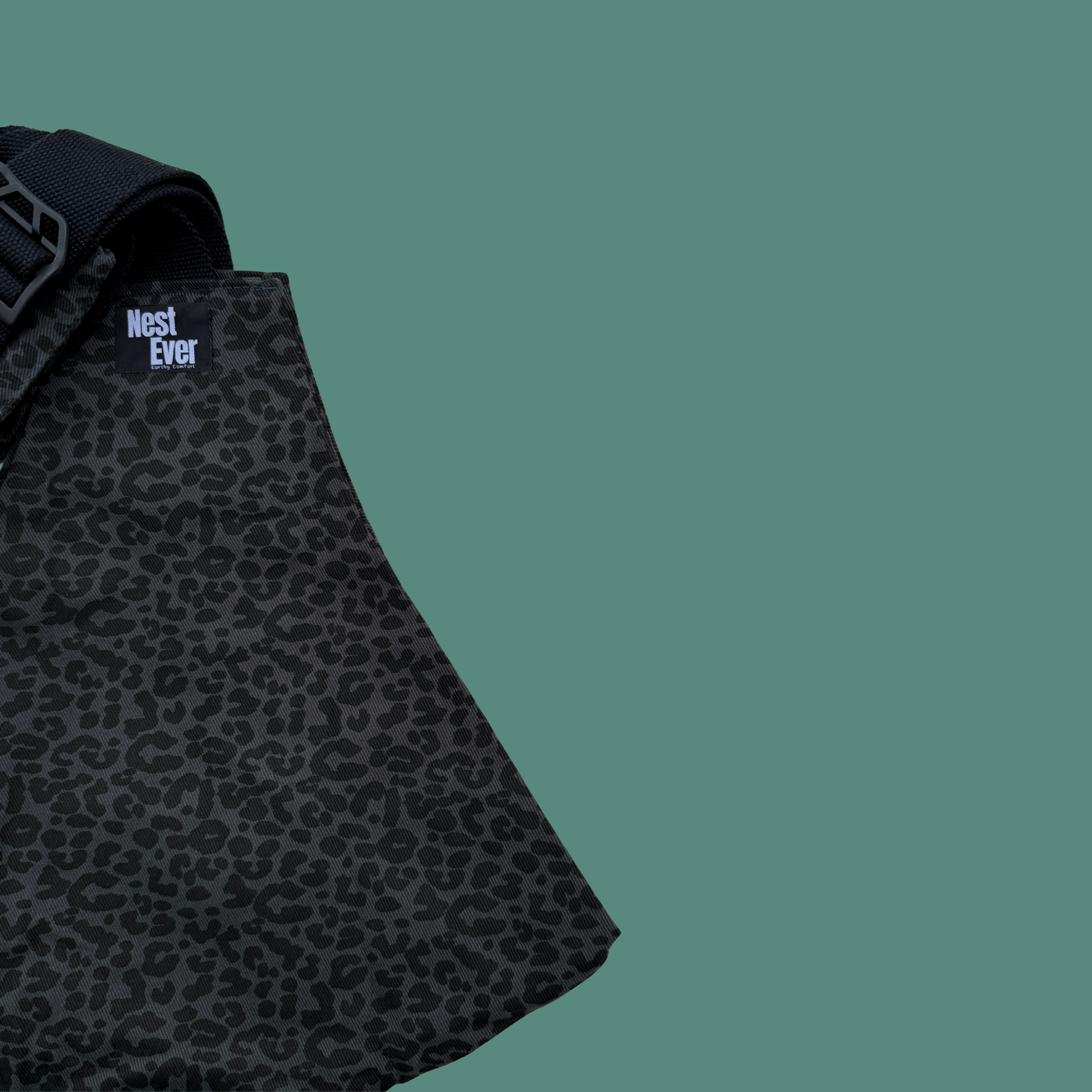 Mesh Shoulder Strap Grey Leopard