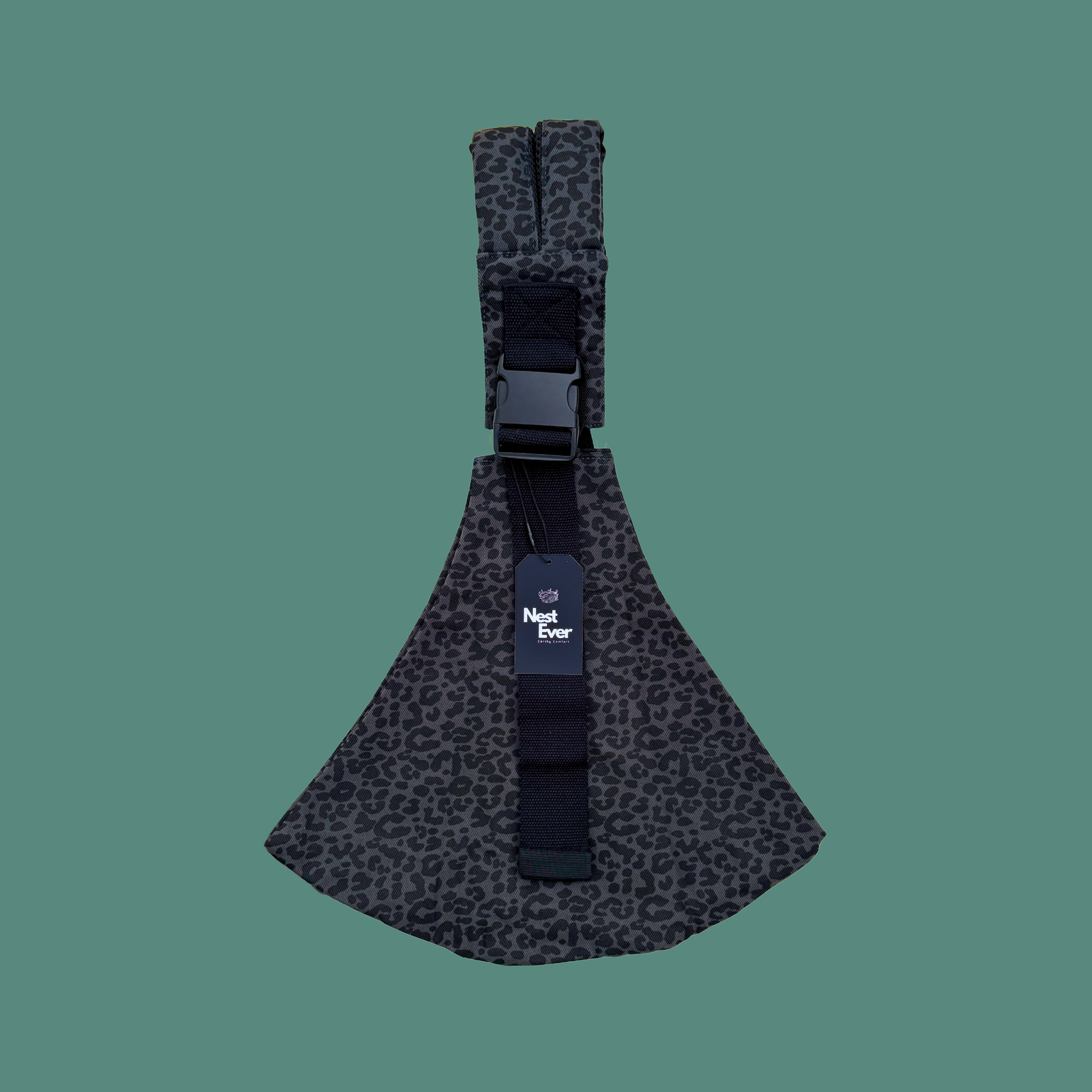Mesh Shoulder Strap Grey Leopard