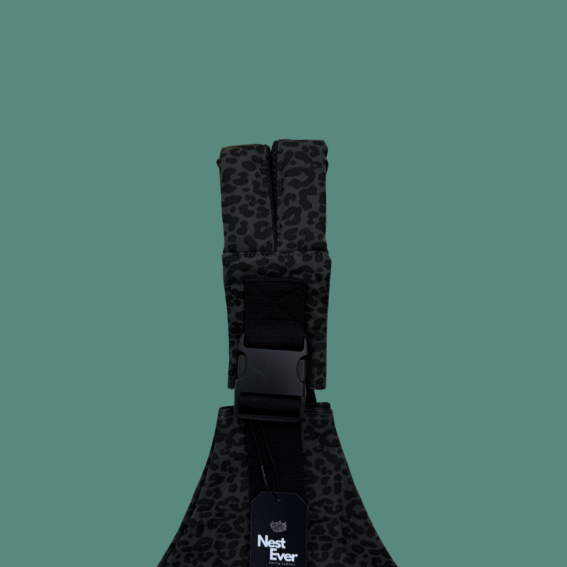 Mesh Shoulder Strap Grey Leopard
